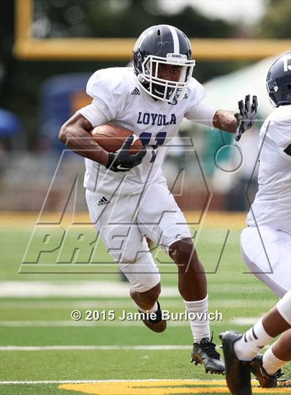 Thumbnail 2 in Loyola vs. St.Mary Prep  (Tim Horton Kickoff Classic) photogallery.