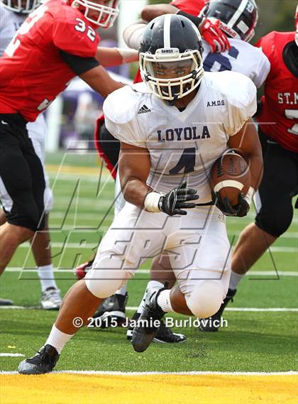 Thumbnail 1 in Loyola vs. St.Mary Prep  (Tim Horton Kickoff Classic) photogallery.