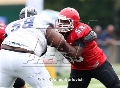 Thumbnail 1 in Loyola vs. St.Mary Prep  (Tim Horton Kickoff Classic) photogallery.