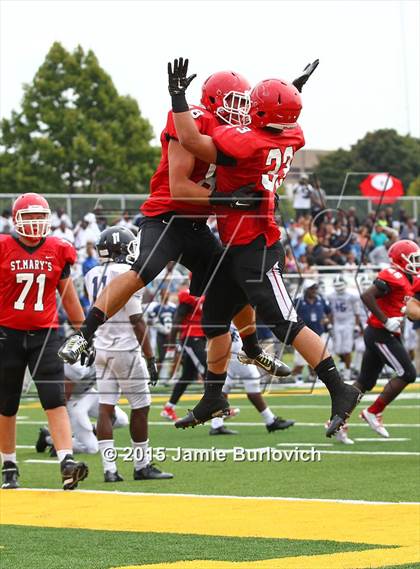 Thumbnail 3 in Loyola vs. St.Mary Prep  (Tim Horton Kickoff Classic) photogallery.