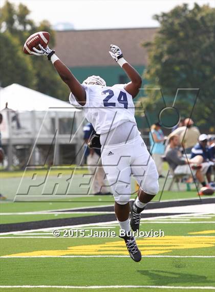 Thumbnail 1 in Loyola vs. St.Mary Prep  (Tim Horton Kickoff Classic) photogallery.