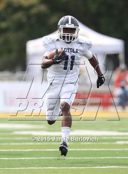 Thumbnail 1 in Loyola vs. St.Mary Prep  (Tim Horton Kickoff Classic) photogallery.