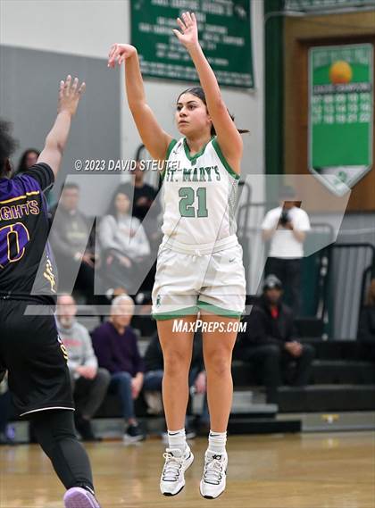 Thumbnail 2 in Lynwood vs. St. Mary's (St. Mary's Stockton MLK Showcase) photogallery.