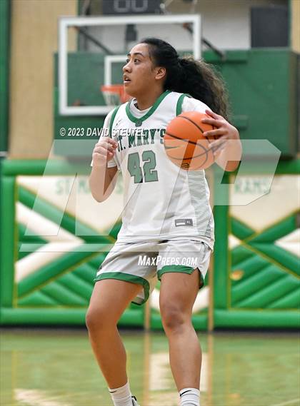 Thumbnail 1 in Lynwood vs. St. Mary's (St. Mary's Stockton MLK Showcase) photogallery.