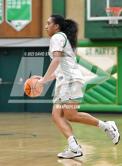 Thumbnail 1 in Lynwood vs. St. Mary's (St. Mary's Stockton MLK Showcase) photogallery.
