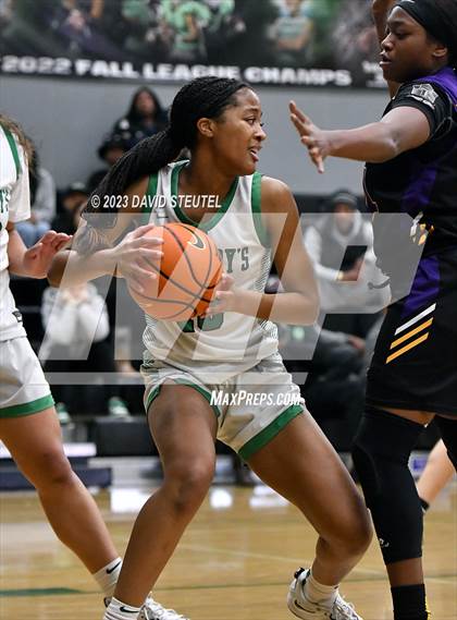 Thumbnail 3 in Lynwood vs. St. Mary's (St. Mary's Stockton MLK Showcase) photogallery.