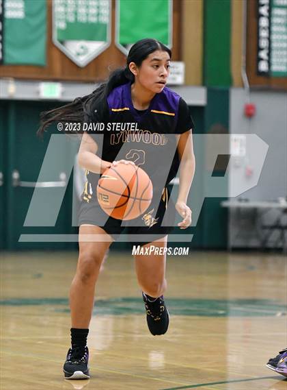 Thumbnail 2 in Lynwood vs. St. Mary's (St. Mary's Stockton MLK Showcase) photogallery.