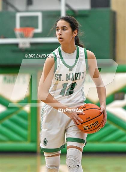 Thumbnail 3 in Lynwood vs. St. Mary's (St. Mary's Stockton MLK Showcase) photogallery.