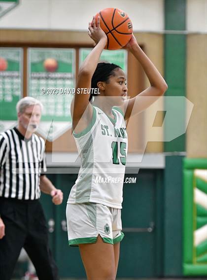 Thumbnail 2 in Lynwood vs. St. Mary's (St. Mary's Stockton MLK Showcase) photogallery.