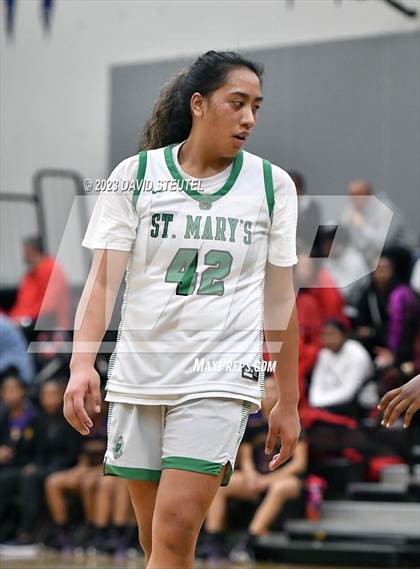Thumbnail 3 in Lynwood vs. St. Mary's (St. Mary's Stockton MLK Showcase) photogallery.