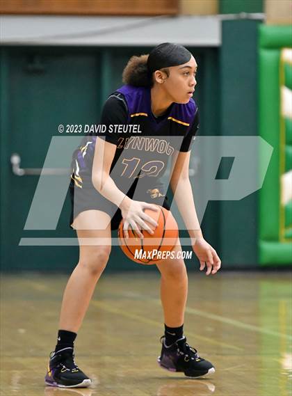 Thumbnail 3 in Lynwood vs. St. Mary's (St. Mary's Stockton MLK Showcase) photogallery.
