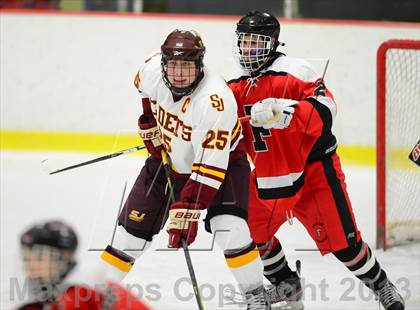Thumbnail 2 in Warde/Ludlowe vs. St. Joseph (FCIAC Quarterfinal) photogallery.