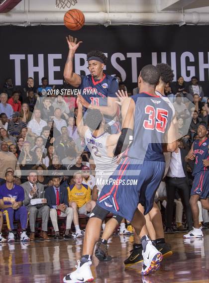 Thumbnail 2 in Findlay Prep vs. Montverde Academy (GEICO National Tournament Semifinal) photogallery.