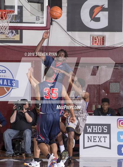 Thumbnail 1 in Findlay Prep vs. Montverde Academy (GEICO National Tournament Semifinal) photogallery.