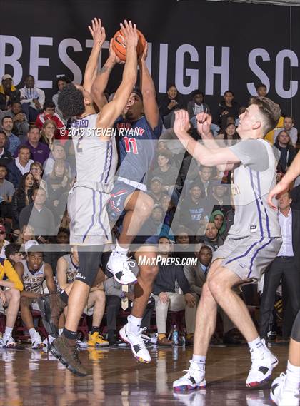 Thumbnail 2 in Findlay Prep vs. Montverde Academy (GEICO National Tournament Semifinal) photogallery.