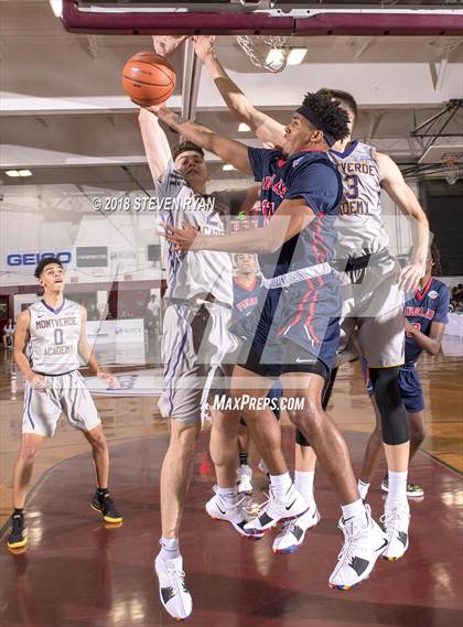Thumbnail 1 in Findlay Prep vs. Montverde Academy (GEICO National Tournament Semifinal) photogallery.