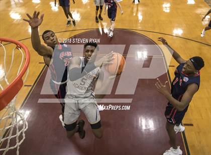 Thumbnail 3 in Findlay Prep vs. Montverde Academy (GEICO National Tournament Semifinal) photogallery.