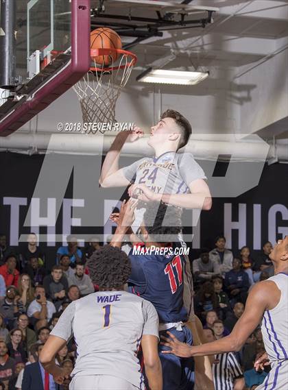 Thumbnail 2 in Findlay Prep vs. Montverde Academy (GEICO National Tournament Semifinal) photogallery.