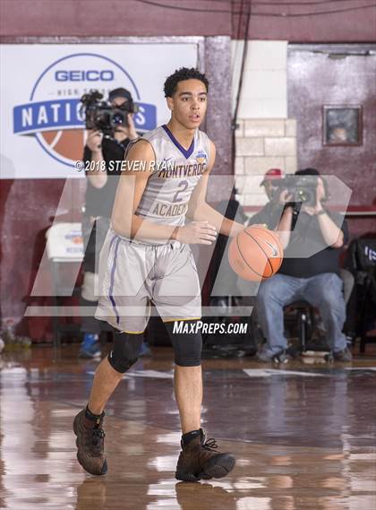 Thumbnail 1 in Findlay Prep vs. Montverde Academy (GEICO National Tournament Semifinal) photogallery.
