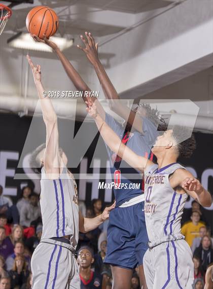 Thumbnail 2 in Findlay Prep vs. Montverde Academy (GEICO National Tournament Semifinal) photogallery.