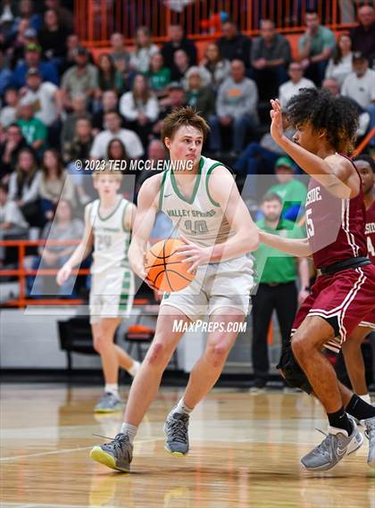 Thumbnail 3 in Valley Springs vs. Lakeside (AAA 3A State Playoff first round) photogallery.