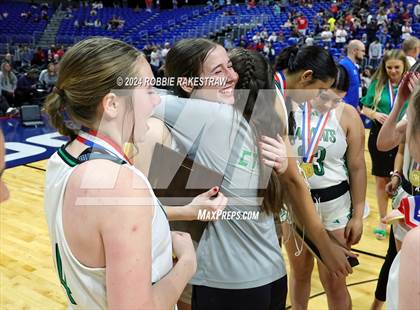 Thumbnail 2 in Valley vs. Newcastle (UIL 1A Basketball Final Medal Ceremony) photogallery.
