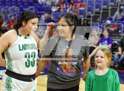 Thumbnail 2 in Valley vs. Newcastle (UIL 1A Basketball Final Medal Ceremony) photogallery.