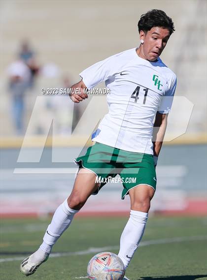 Thumbnail 2 in  Moorpark vs Granada Hills Charter (Royal Winter Showcase Tournament) photogallery.