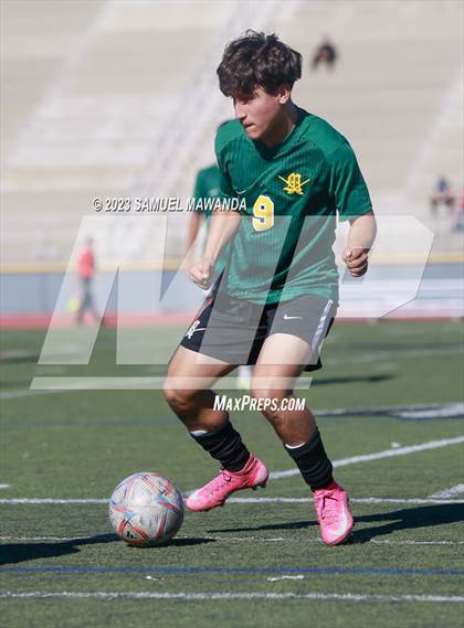 Thumbnail 2 in  Moorpark vs Granada Hills Charter (Royal Winter Showcase Tournament) photogallery.
