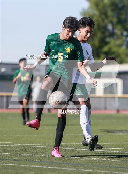 Thumbnail 1 in  Moorpark vs Granada Hills Charter (Royal Winter Showcase Tournament) photogallery.
