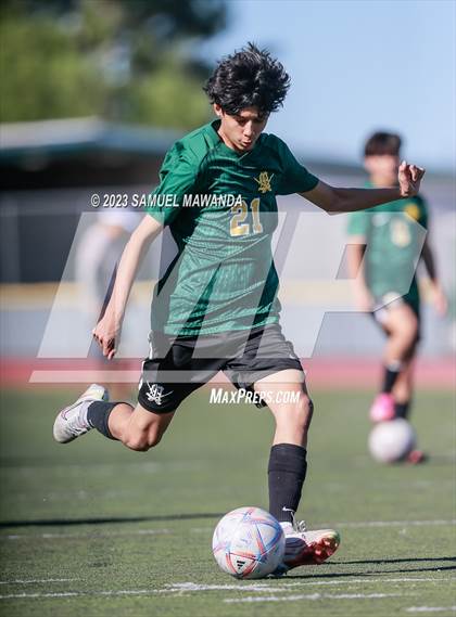 Thumbnail 3 in  Moorpark vs Granada Hills Charter (Royal Winter Showcase Tournament) photogallery.