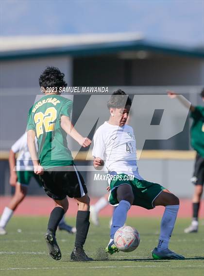 Thumbnail 3 in  Moorpark vs Granada Hills Charter (Royal Winter Showcase Tournament) photogallery.