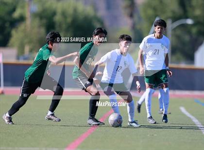 Thumbnail 3 in  Moorpark vs Granada Hills Charter (Royal Winter Showcase Tournament) photogallery.
