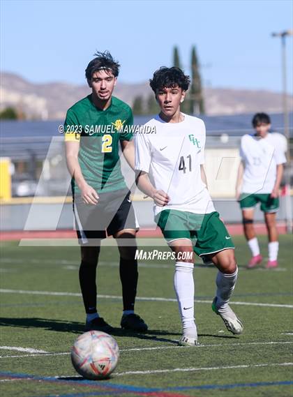 Thumbnail 2 in  Moorpark vs Granada Hills Charter (Royal Winter Showcase Tournament) photogallery.
