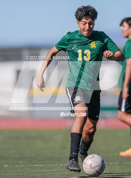 Thumbnail 2 in  Moorpark vs Granada Hills Charter (Royal Winter Showcase Tournament) photogallery.