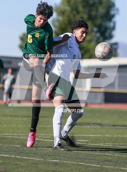 Thumbnail 2 in  Moorpark vs Granada Hills Charter (Royal Winter Showcase Tournament) photogallery.