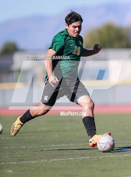 Thumbnail 2 in  Moorpark vs Granada Hills Charter (Royal Winter Showcase Tournament) photogallery.