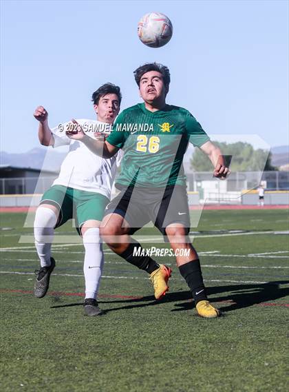 Thumbnail 2 in  Moorpark vs Granada Hills Charter (Royal Winter Showcase Tournament) photogallery.