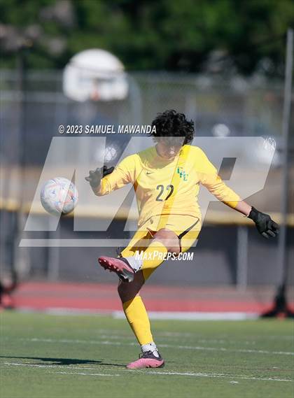 Thumbnail 3 in  Moorpark vs Granada Hills Charter (Royal Winter Showcase Tournament) photogallery.