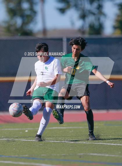 Thumbnail 2 in  Moorpark vs Granada Hills Charter (Royal Winter Showcase Tournament) photogallery.