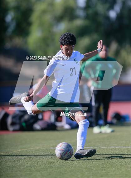Thumbnail 2 in  Moorpark vs Granada Hills Charter (Royal Winter Showcase Tournament) photogallery.