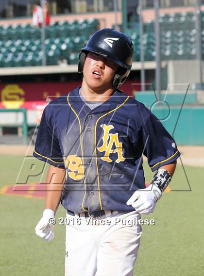 Thumbnail 3 in Los Angeles CES vs. Harbor Teacher (CIF L.A. City Section D3 Final) photogallery.