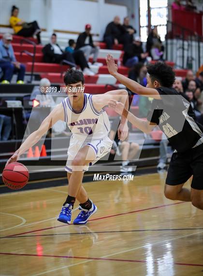 Thumbnail 1 in Volcano Vista vs. Las Cruces (Joe Armijo Basketball Classic) photogallery.