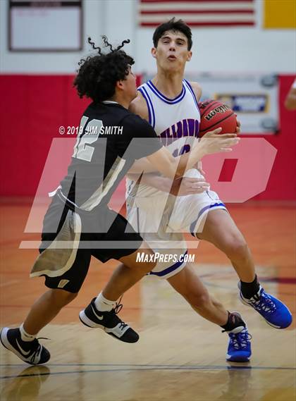 Thumbnail 3 in Volcano Vista vs. Las Cruces (Joe Armijo Basketball Classic) photogallery.