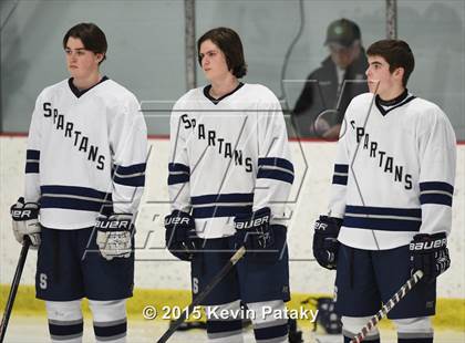 Thumbnail 2 in Woodstock Academy vs. Shepaug/Litchfield/Nonnewaug (CIAC D3 Quarterfinal) photogallery.