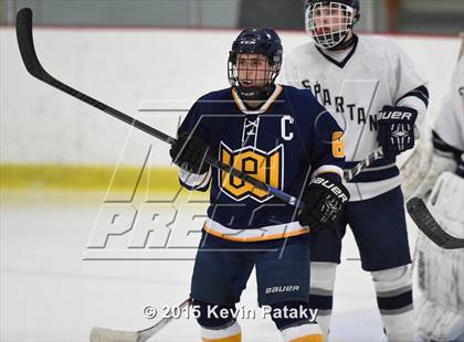 Thumbnail 2 in Woodstock Academy vs. Shepaug/Litchfield/Nonnewaug (CIAC D3 Quarterfinal) photogallery.