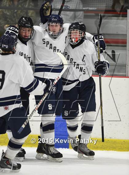 Thumbnail 1 in Woodstock Academy vs. Shepaug/Litchfield/Nonnewaug (CIAC D3 Quarterfinal) photogallery.