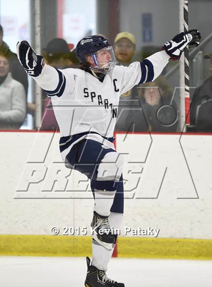 Thumbnail 2 in Woodstock Academy vs. Shepaug/Litchfield/Nonnewaug (CIAC D3 Quarterfinal) photogallery.
