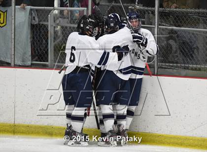 Thumbnail 2 in Woodstock Academy vs. Shepaug/Litchfield/Nonnewaug (CIAC D3 Quarterfinal) photogallery.