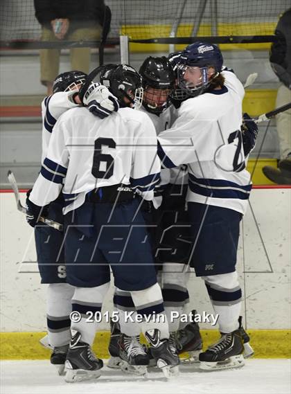 Thumbnail 2 in Woodstock Academy vs. Shepaug/Litchfield/Nonnewaug (CIAC D3 Quarterfinal) photogallery.
